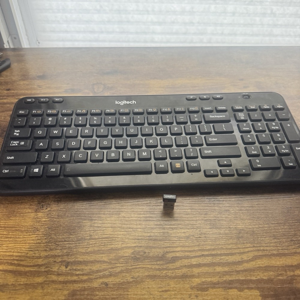 Logitech K360 Wireless Compact Black Keyboard Y-R0017 with USB Unifying Receiver